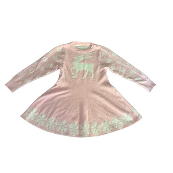 Reindeer Snowflake Dress - Picture 1 of 6